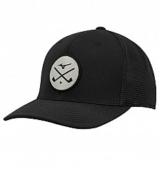 Mizuno Crossed Clubs Meshback - Black
