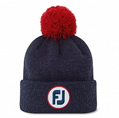 Footjoy Solid Pom Pom - Beanie - Heather Navy