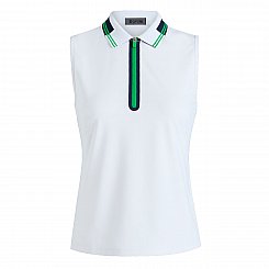 G/Fore CONTRAST TECH PIQUÉ LADY SLEEVELESS POLO