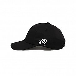 Malbon Evergreen Washed Cotton Twill Hat - Black