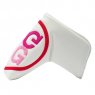 G/Fore GRADIENT CIRCLE G'S VELOUR-LINED BLADE PUTTER COVER - Snow