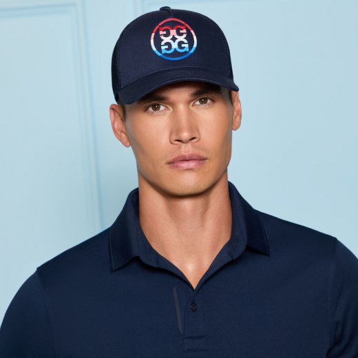 G/Fore GRADIENT CIRCLE G'S MID TRUCKER HAT