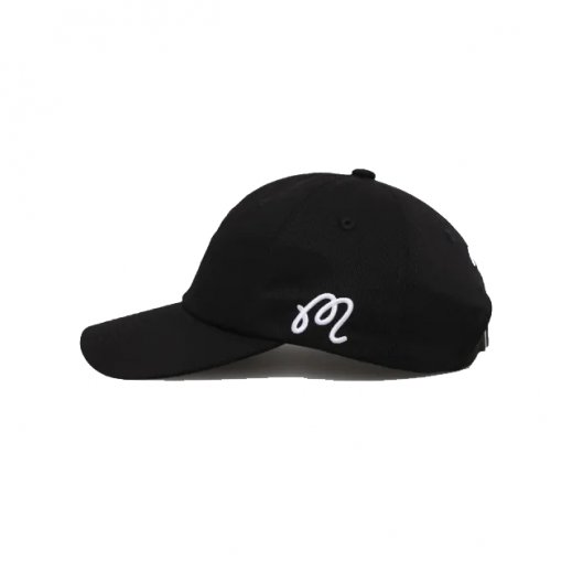 Malbon Evergreen Washed Cotton Twill Hat - Black