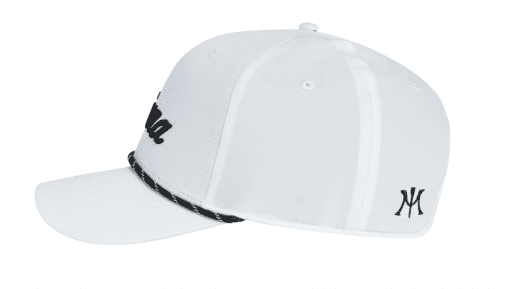 Miura Modern Script Rope Cap - WhiteMiura Modern Script Rope Cap - White